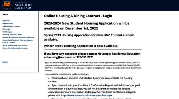 studenthousing.unco.edu