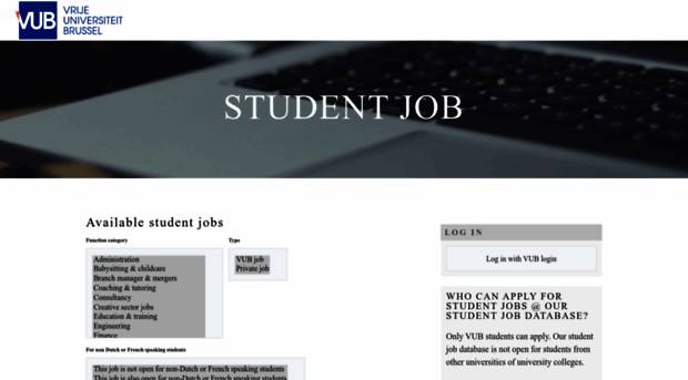 studentjobs.vub.ac.be