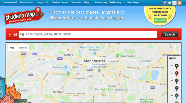 studentmap.co.uk