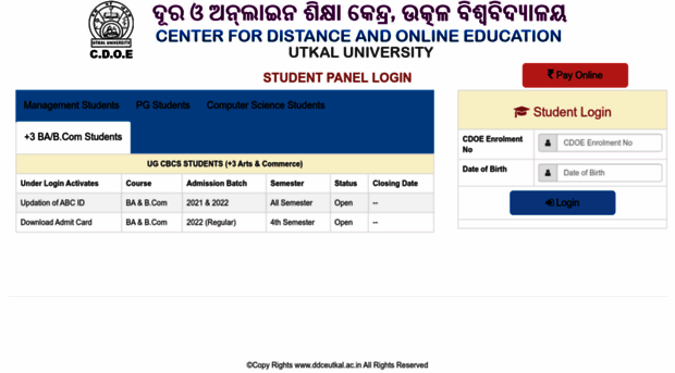 studentpanel.ddceutkal.ac.in