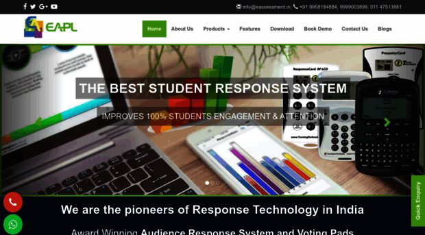 studentresponsesystem.in