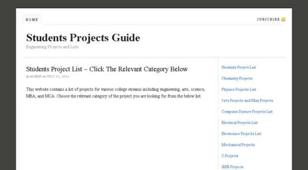 studentsprojectsguide.in