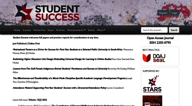 studentsuccessjournal.org