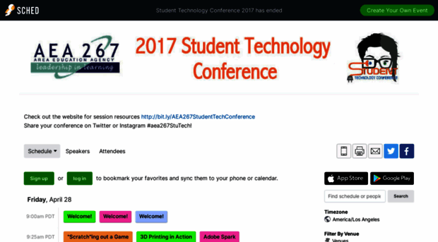 studenttechnologyconference2017.sched.com