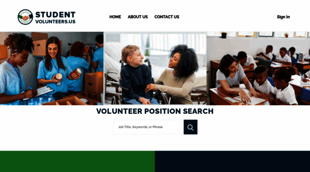 studentvolunteers.us