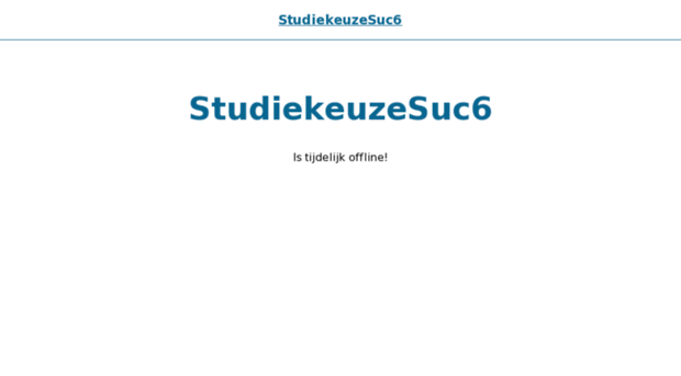 studiekeuzesuc6.nl