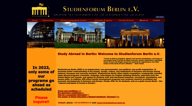 studienforum-berlin.de