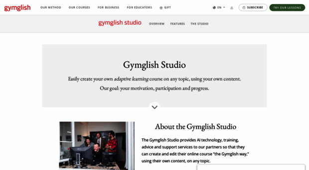 studio.gymglish.com