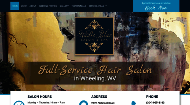 studiobluehairsalon.com