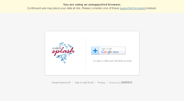 studiosplash.harvestapp.com