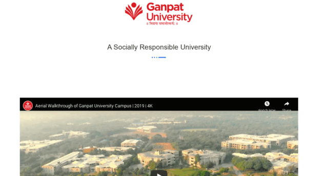 study.ganpatuniversity.ac.in