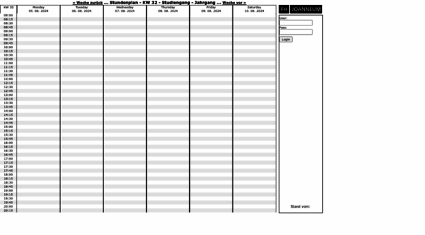stundenplan.fh-joanneum.at