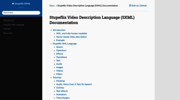 stupeflix-sxml.readthedocs.org