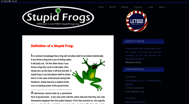 stupidfrogs.org