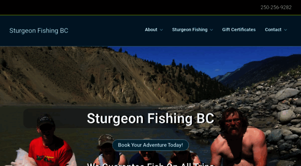 sturgeonfishingbc.com