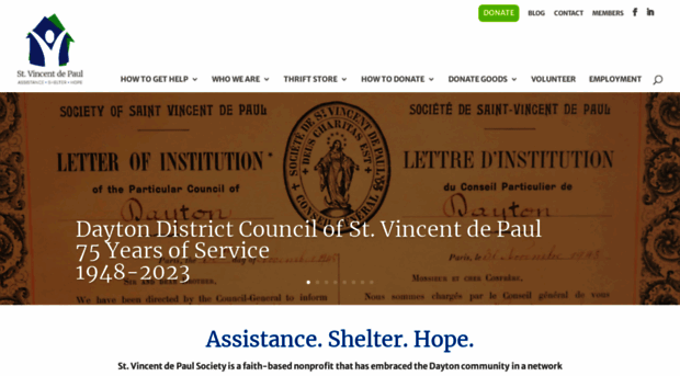 stvincentdayton.org