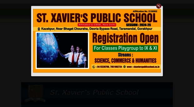 stxavierspublicschool.co.in