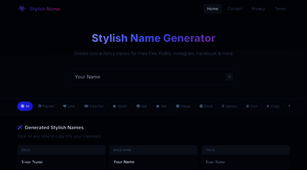 stylishname.tech