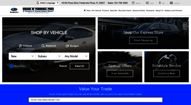 subaruofpembrokepines.com