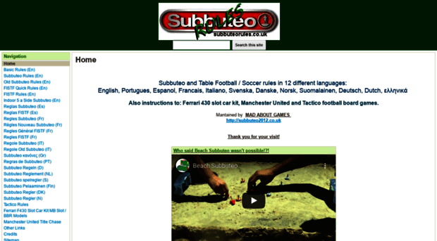 subbuteorules.co.uk