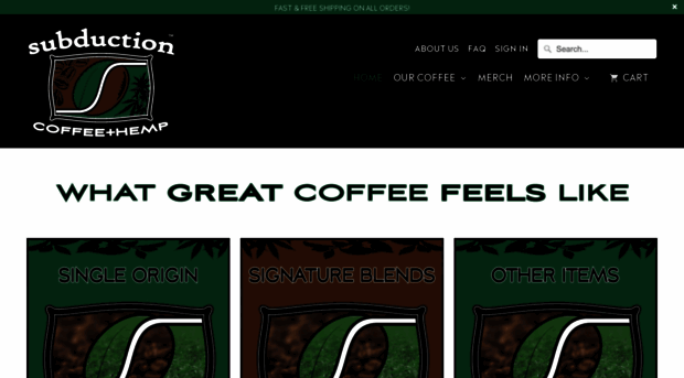 subductioncoffee.com