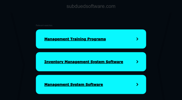 subduedsoftware.com