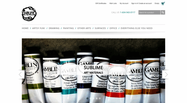 sublimeartmaterials.com