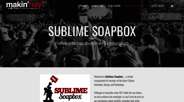 sublimesoapbox.com