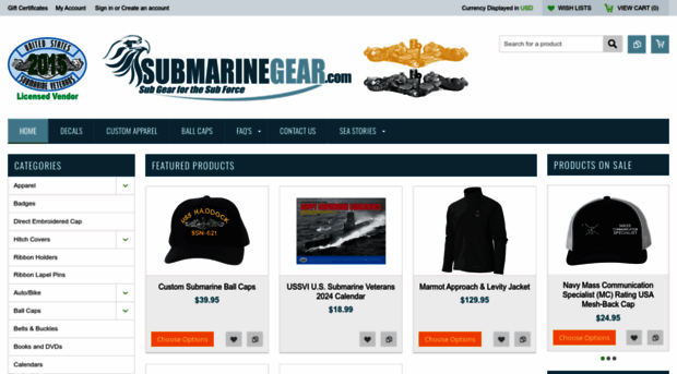 submarinegear.com