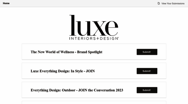 submissions.luxemagazine.com