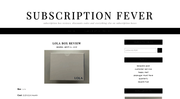 subscriptionfever.com