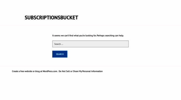 subscriptionsbucket.wordpress.com