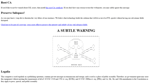 subspacefield.org