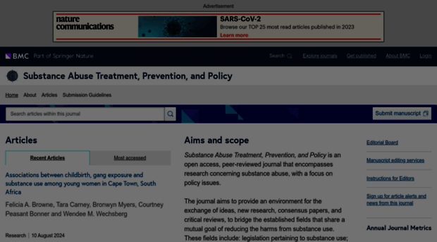 substanceabusepolicy.biomedcentral.com