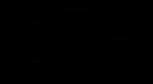 subtalk.aforumfree.com