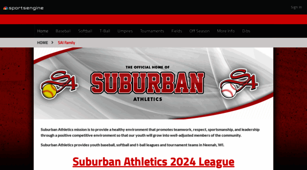 suburbanathletics.sportngin.com