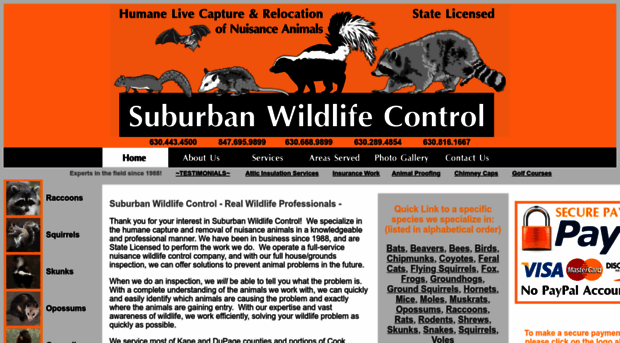 suburbanwildlifecontrolil.com