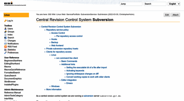 subversion.gsi.de