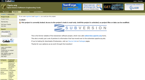subversion.tigris.org