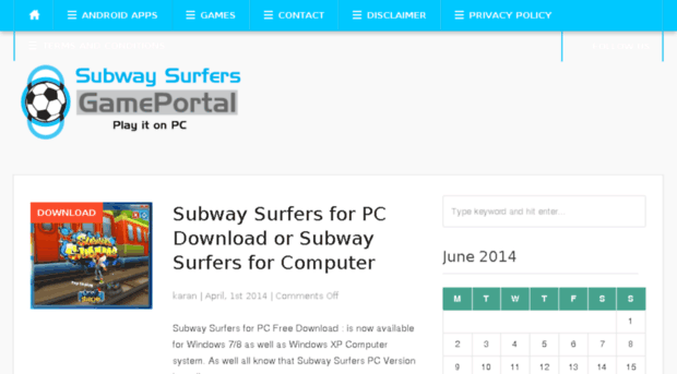 subwaysurfersforpcr.com