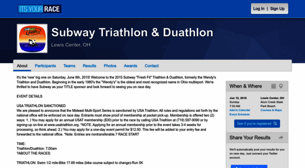 subwaytriathlon.itsyourrace.com