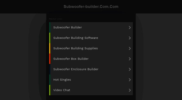 subwoofer-builder.com.com