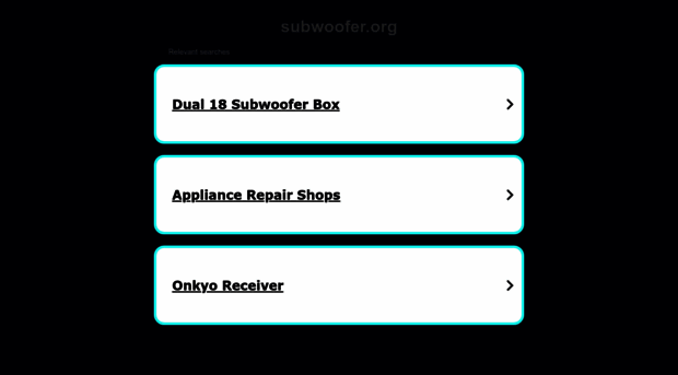subwoofer.org