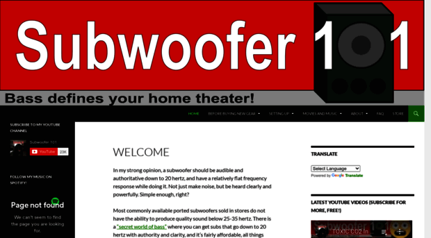 subwoofer101.com