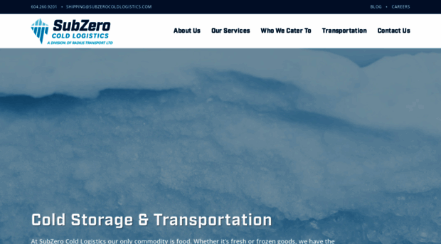 subzerocoldlogistics.com