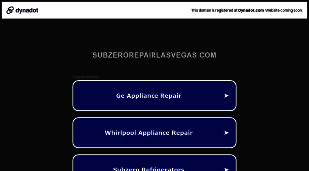 subzerorepairlasvegas.com