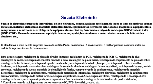 sucataeletroinfo.com.br