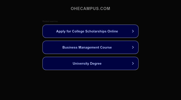 success.ohecampus.com