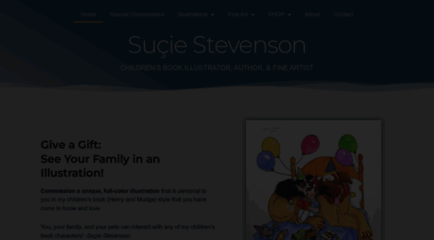 suciestevensonillustrator.com