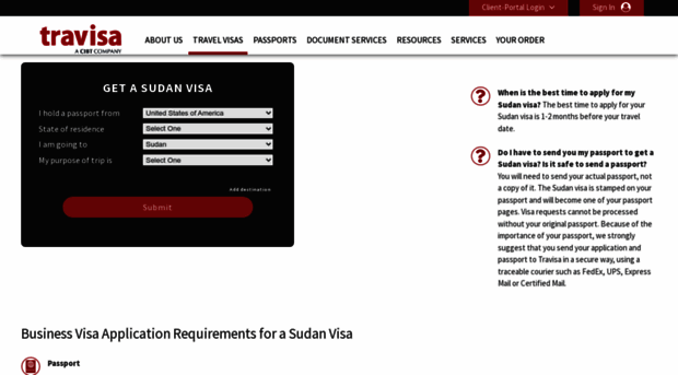 sudan.travisa.com